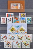 ** Szépen Kezelt Gyűjtemény 1981-1987 16 Vastag Fekete Lapos A/4  Berakóban - Used Stamps
