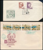 1960-1986 42 Db FDC Sorokkal és Blokkokkal (18.050) - Oblitérés