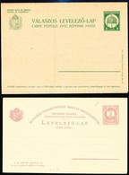 1880-1926 5 Db Klf Használatlan Díjjegyes Válaszos Levelezőlap - Oblitérés