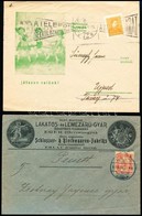 1902-1947 15 Db Látványosabb Futott Céges Boríték - Oblitérés