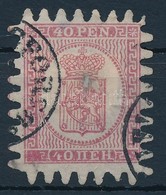 O Finnország 1866 Mi 9C Rendkívül Jó Fogazással, De Középen Lyukas (Mi EUR 120,-) - Sonstige & Ohne Zuordnung