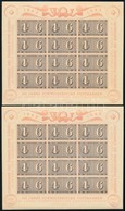 ** Svájc 1943 100 éves A Bélyegkiadás / 2 X Mi Block 9 (Mi EUR 220.-) (kis Hibák, Gumihibák / Minor Faults, Gum Disturba - Andere & Zonder Classificatie