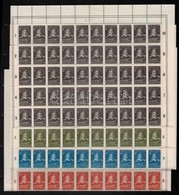 ** Hollandia 1941 Voor Het Kind Sor 50-es Ill. 15-ös Tömbökben / Mi 397-401 Blocks Of 50 And 15 (Mi EUR 195,-) - Sonstige & Ohne Zuordnung