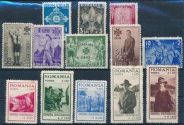 ** Románia 3 Cserkész Sor 1931-1936, Apró Hibák / 3 Scout Sets, Minor Faults (Mi EUR 180.-) - Altri & Non Classificati
