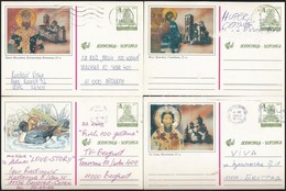 4 Db (1 Récés, 3 Egyházi) Képes Jugoszláv Levelezőlap - Autres & Non Classés
