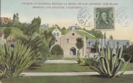 Plantes - Cactus Aloès - Los Angeles California - Church Of Nuestra Senora La Reina - Old Plaza Mission - Postmarked - Sukkulenten