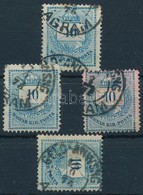 O 1874 4 Db 10kr 'AGRAM GELDANWEISUNG' (Gudlin 4 X 350 P) - Sonstige & Ohne Zuordnung