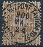 O 1888 3Ft 1900-as 'BUDAPEST KÖZPONT TÁVÍRDA 10.SZ.' Bélyegzéssel - Autres & Non Classés