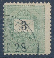 O 1898 3kr 11 1/2 Fogazással - Altri & Non Classificati