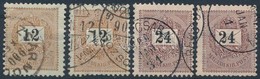 O 1898 2 X 12kr és 2 X 24kr (8.000) - Autres & Non Classés