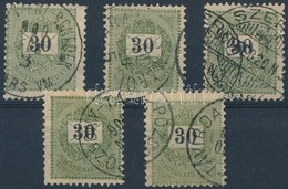 O 1899 5 X 30kr (7.000) - Autres & Non Classés