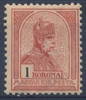 * 1900 Turul 1K Csillagvízjellel (törések / Folded) - Other & Unclassified