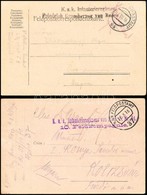 1915-1916 4 Db I. Világháborús Tábori Posta Küldemény FP 36,37, 64, 320 - Sonstige & Ohne Zuordnung