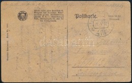 ~1918 Tábori Posta Levelezőlap 'FP 475 A' - Sonstige & Ohne Zuordnung