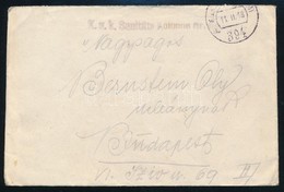 1918 Tábori Posta Levél 'K.u.k. Sanitäts Kolonne Nr. 63.' + 'FP 394 A' - Other & Unclassified