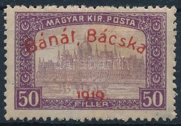 * Bánát-Bácska 1919 Parlament 50f Garancia Nélkül (7.500) - Autres & Non Classés