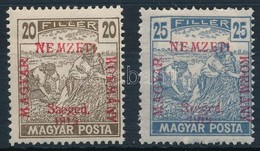 * Szeged 1919 Magyar Posta 20f, 25f Garancia Nélkül (*11.250) - Altri & Non Classificati