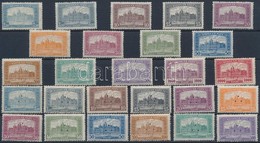 ** 1921-1923 Parlament Sor + Hármaslyukasztású Sor (7.000) - Other & Unclassified