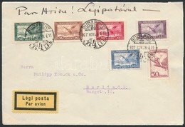 1927 Légi Levél Berlinbe / Airmail Cover To Berlin - Andere & Zonder Classificatie