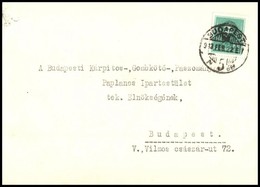 1933 Levél A Hátoldalán 2 Db Budapest Vásár Levélzáróval - Other & Unclassified