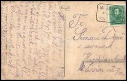 1936 Képeslap Arcképek 10f Bérmentesítéssel 'MISKOLC' Postaügynökségi Bélyegzéssel - Autres & Non Classés