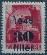 ** 1945 Kisegítő 30f/30f Részleges Kettős Felülnyomással / Mi 785 With Partial Double Overprint - Altri & Non Classificati