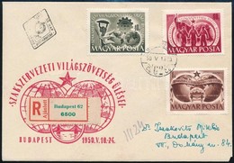 1950 Szakszervezet (IV.) Sor Ajánlott FDC-n - Sonstige & Ohne Zuordnung