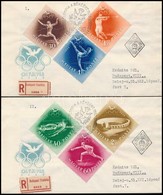 1952 Olimpia (I.) - Helsinki Sor 2 Db Ajánlott FDC-n - Altri & Non Classificati