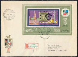 1973 IBRA Vágott Blokk Ajánlott FDC-n - Altri & Non Classificati