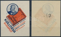 ** 1931/3a + 3b Schmidt Bélyegnap Kiállítás Emlékív (12.000) - Other & Unclassified