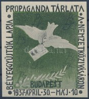 ** 1937/3a Bélyeggyűjtők Lapja Propaganda Tárlata Emlékblokk (6.500) - Autres & Non Classés