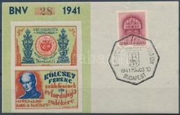 O 1941/6aa Kölcsey II. Emlékív (10.000) - Autres & Non Classés