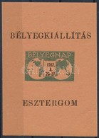 ** 1957/1b Esztergomi Bélyegnap Emlékív (3.500) - Andere & Zonder Classificatie