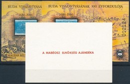 ** 1986 Budavár Normál Emlékív + Karton Változat + Ajándék Változat - Autres & Non Classés