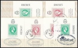 ** 1987-94 1867-es Emlékívpár + Emlékbélyegzéssel (elkenődés) + Gervay Felülnyomatos Emlékívpár - Altri & Non Classificati