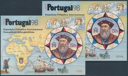 ** 1998 Portugál 98 Emlékív Normál + Ajándék Piros Sorszámmal (4.000) - Autres & Non Classés