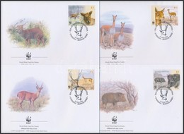 2002 WWF: Honos Emlősállatok Sor 4 Db FDC-n Mi 2749-2752 - Altri & Non Classificati