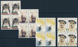 ** 1991 Állatok Sor Négyestömbökben,
Animals
Mi 1257-1260 - Other & Unclassified