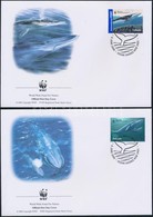 2006 WWF Bálnák Sor Mi 2677-2680 4 FDC-n - Sonstige & Ohne Zuordnung