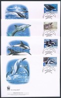 2009 WWF: Delfinek Sor Mi 3205-3208 4 FDC-n - Altri & Non Classificati