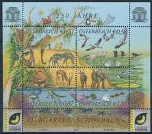 ** 2002 250 éves A Schönbrunn-i állatkert Blokk Mi 16 - Andere & Zonder Classificatie