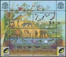 ** 2002 250 éves A Schönbrunn-i állatkert Blokk Mi 16 - Sonstige & Ohne Zuordnung