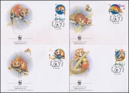 2004 WWF: Oposszum Sor 4 Db FDC-n Mi 1285-1288 - Autres & Non Classés