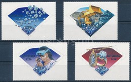 ** 2001 Ipari Gyémánt öntapadós Sor,
Industrial Diamond Self-adhesive Set
Mi 715-718 - Other & Unclassified