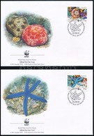 2001 WWF: Tengeri állatok Sor 4 Db FDC-n Mi 266-269 - Autres & Non Classés