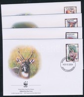 2004 WWF: Antilopok Sor 4 Db FDC-n Mi 1867-1870 - Autres & Non Classés