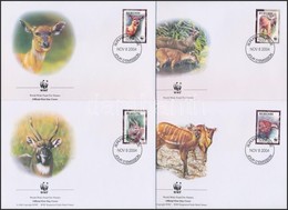 2004 WWF: Antilopok Sor 4 Db FDC-n Mi 1867-1870 - Autres & Non Classés