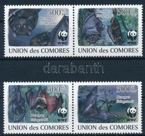 ** 2009 WWF: Denevér Sor + Sor 4FDC-n Mi 2212-2215 - Autres & Non Classés