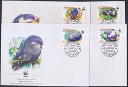 2002 WWF: Madarak Sor Mi 772-775 4 FDC-n - Sonstige & Ohne Zuordnung