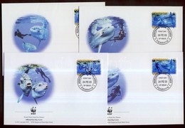 2003 WWF Naphal Sor Mi 605-608 4 FDC-n - Sonstige & Ohne Zuordnung